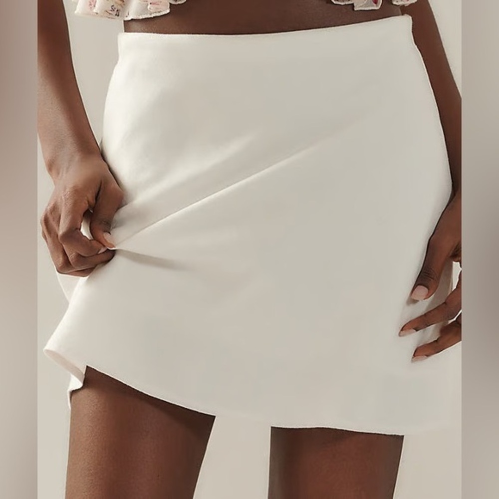 The Tilda Mini Slip Skirt: Linen Edition